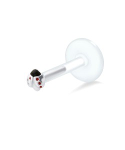 Ladybird Shaped Labrets Push-in LA-366CL